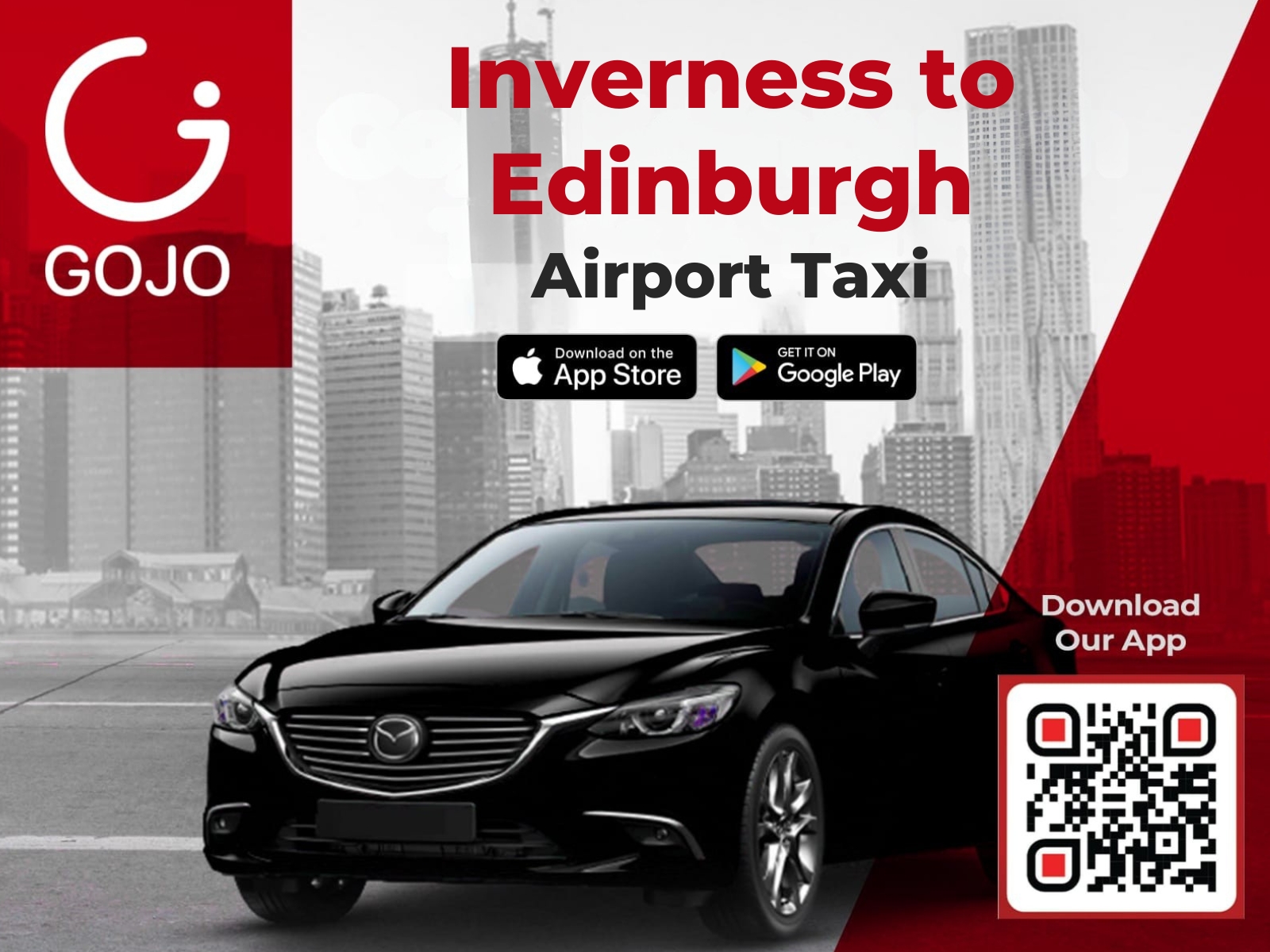 Inverness to Edinburgh Airport Taxi