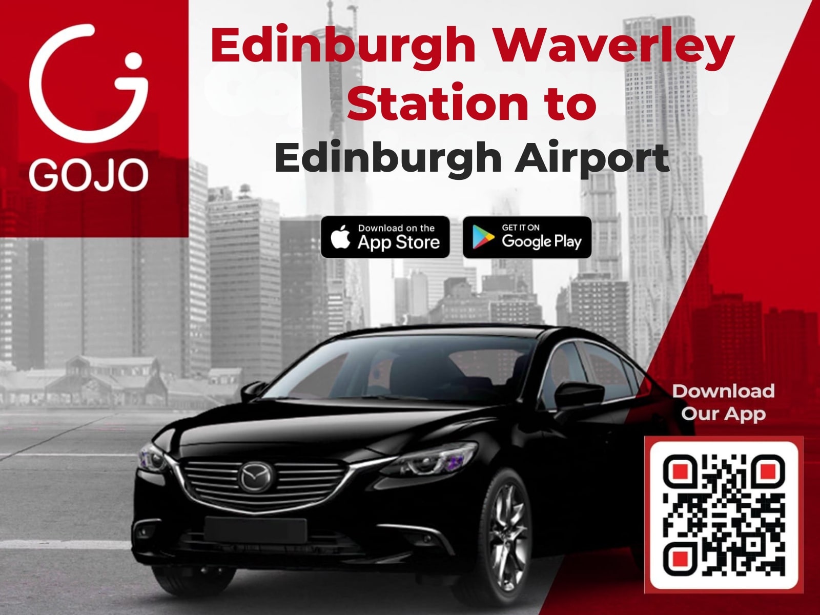 Edinburgh Waverley Station to Edinburgh Airport